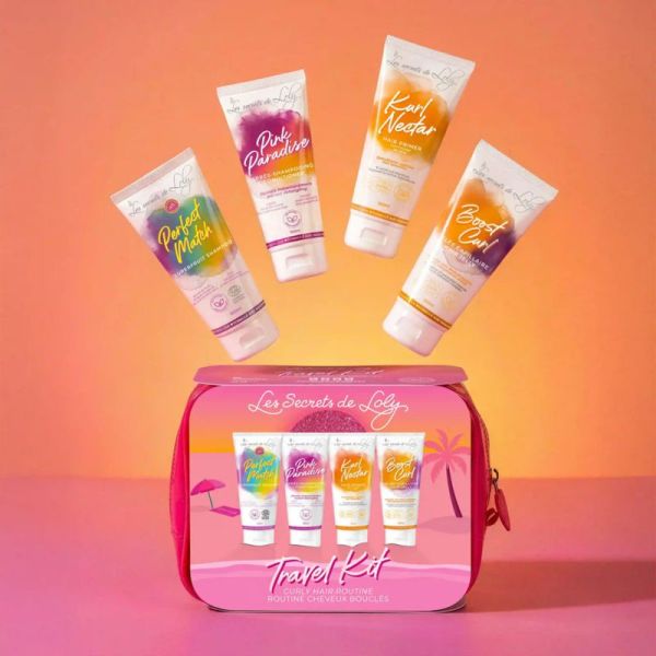 Les Secrets De Loly Trousse Cheveux Bouclés Format Voyage – Routine complète