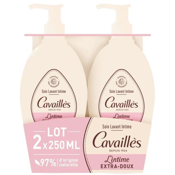 Rogé Cavaillès Soin Lavant Intime Extra-Doux - Lot de 2 x 250ml