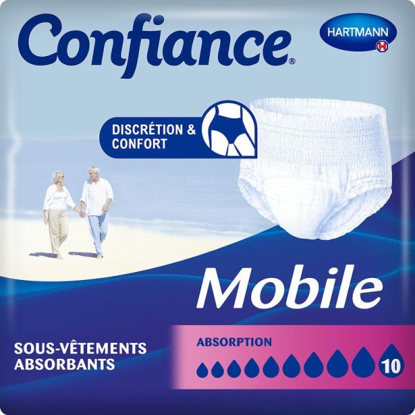 Confiance Mobile Protections Absorbantes 10 Gouttes - Taille XL - 14 Pièces