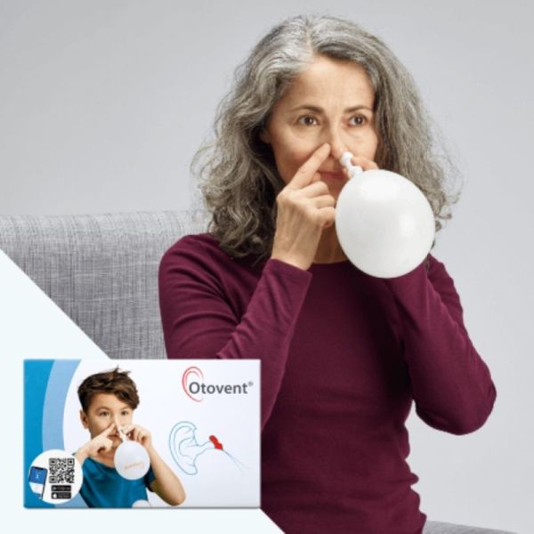 Otovent Kit de Traitement de l'Otite Séreuse - Égalisation de la pression de l'oreille moyenne