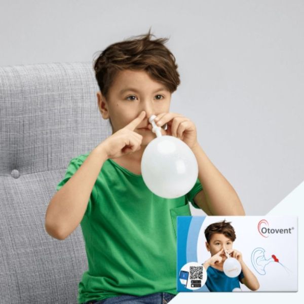 Otovent Kit de Traitement de l'Otite Séreuse - Égalisation de la pression de l'oreille moyenne