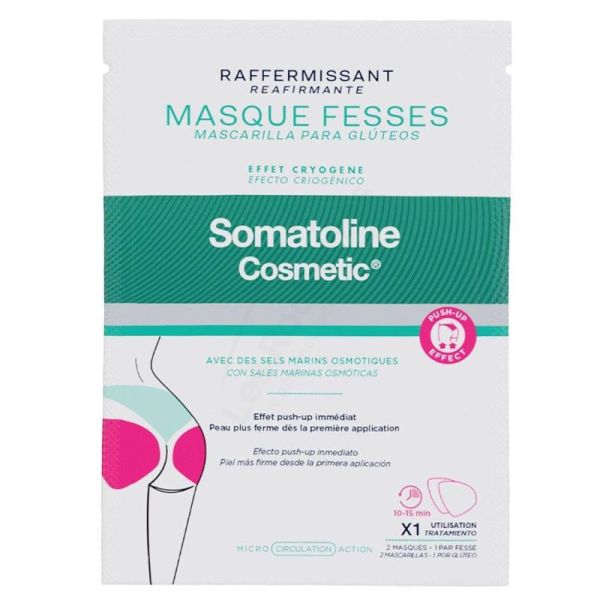 Somatoline Masque Fesses Raffermissant - Effet Push-Up - 1 Paire
