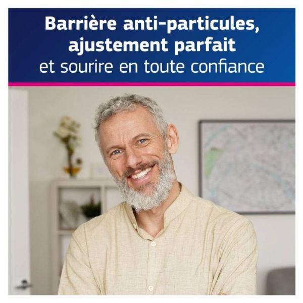 Fixodent Pro Plus Barrière Anti-Particules Crème Adhésive Prothèse Dentaire Arôme Neutre - 40g