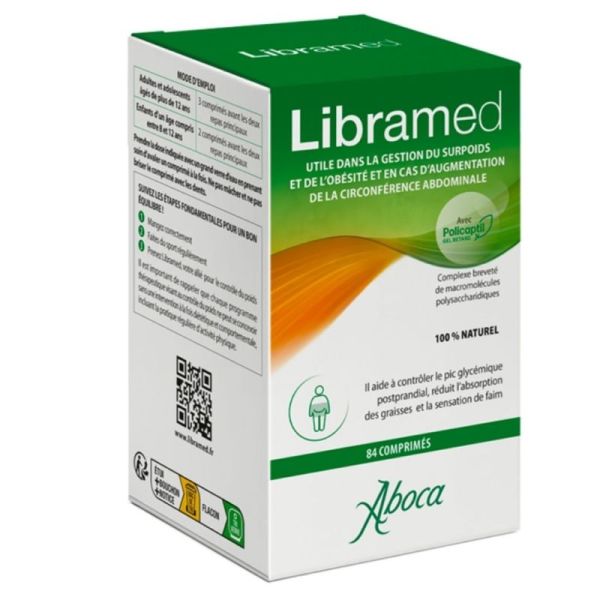 Aboca Libramed 84 comprimés - Contrôle du pic glycémique et gestion du poids