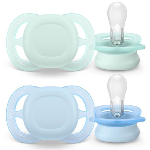 Philips Avent Pacifier Sucette Ultra Start 0/2 Mois - 2 Sucettes