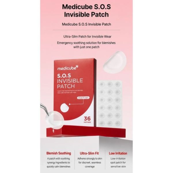 Medicube SOS Invisible Patch 36 patchs - Soin cible imperfections