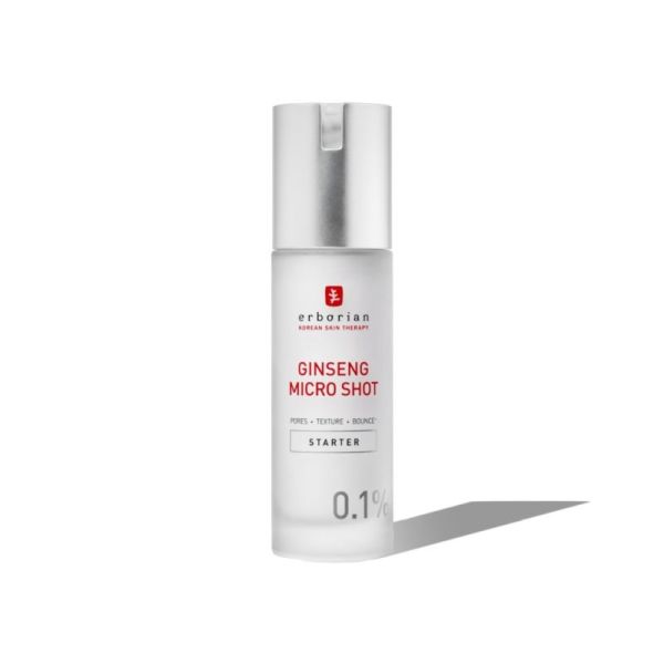 Erborian Ginseng Micro Shot Serum Starter 0.1% - Sérum booster lissant, anti-âge et fermeté