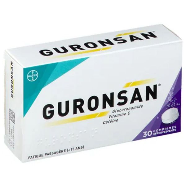 Guronsan 30 comprimés effervescents