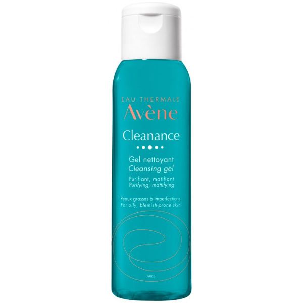 Avène Cleanance Gel Nettoyant - 100 ml - Nettoie et purifie les peaux grasses à imperfections