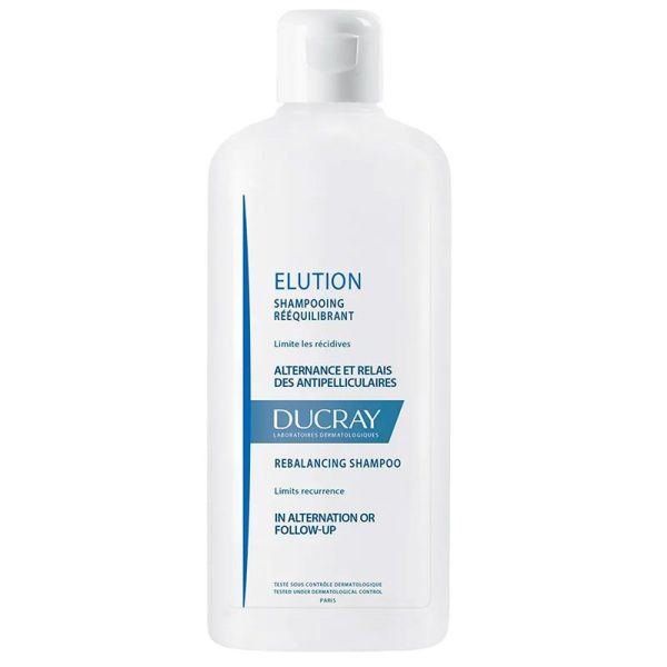 Ducray Elution Shampooing Rééquilibrant - Pour Cuir Chevelu Sensible - 400ml