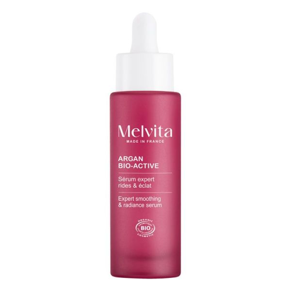 Melvita Argan Bio-Active Sérum Expert Rides & Éclat Bio - Effet Liftant Immédiat - 30 ml