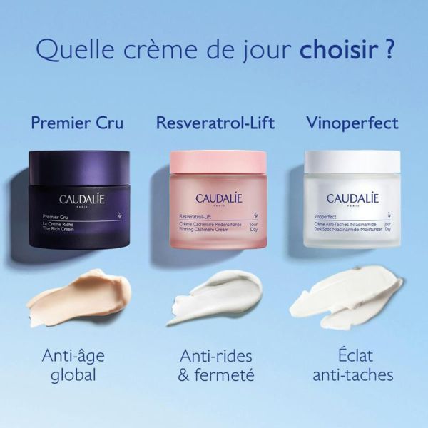 Caudalie Vinoperfect Crème Anti-Taches à la Viniférine & Niacinamide Recharge 50ml – Éclat et anti-taches
