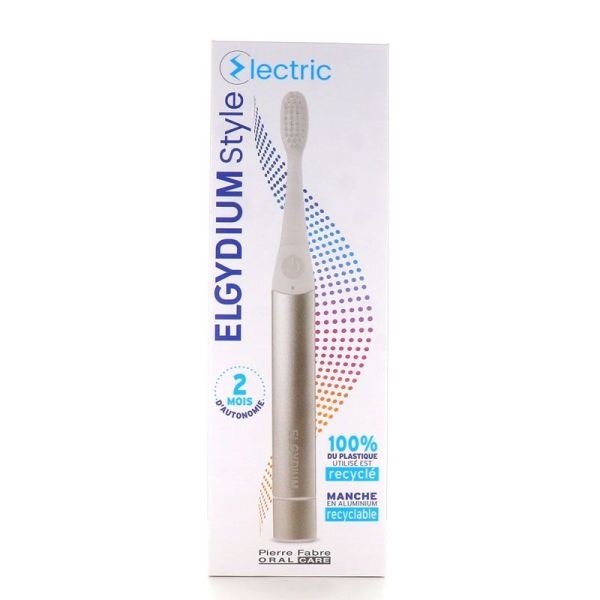 Elgydium Style Brosse à Dents Électrique à Pile Silver