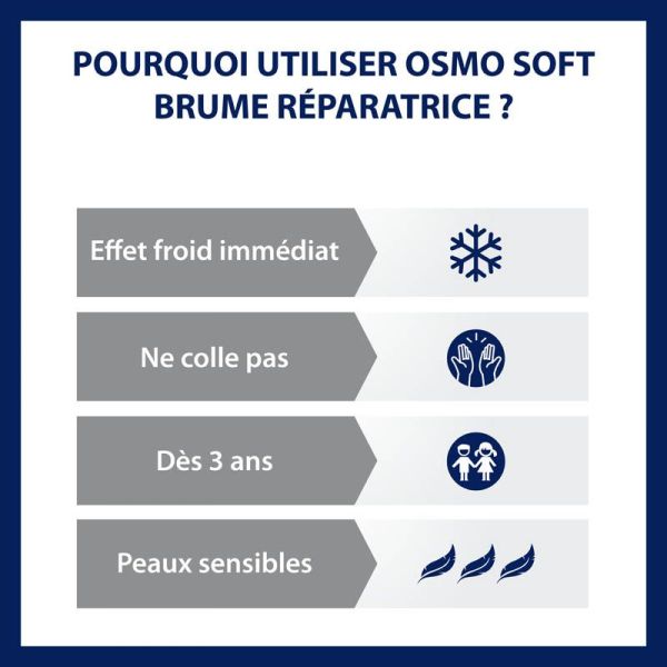 OsmoSoft Brume Réparatrice Coups de Soleil - 150ml - Apaisant, hydratant et réparateur