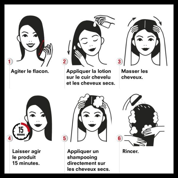 Pouxit Lotion Anti-Poux & Lentes - Lot de 2 x 100 ml - Élimination efficace sans insecticide