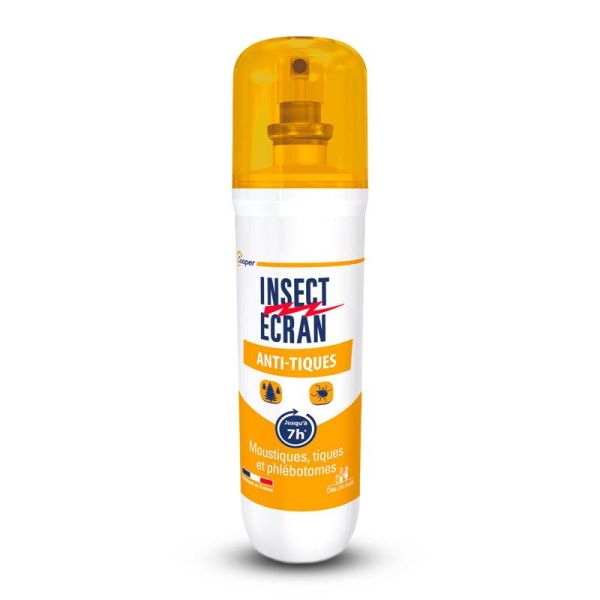 Insect Ecran Anti-Tiques Moustiques & Phlébotomes Répulsif - 100ml - Protection zones boisées et humides