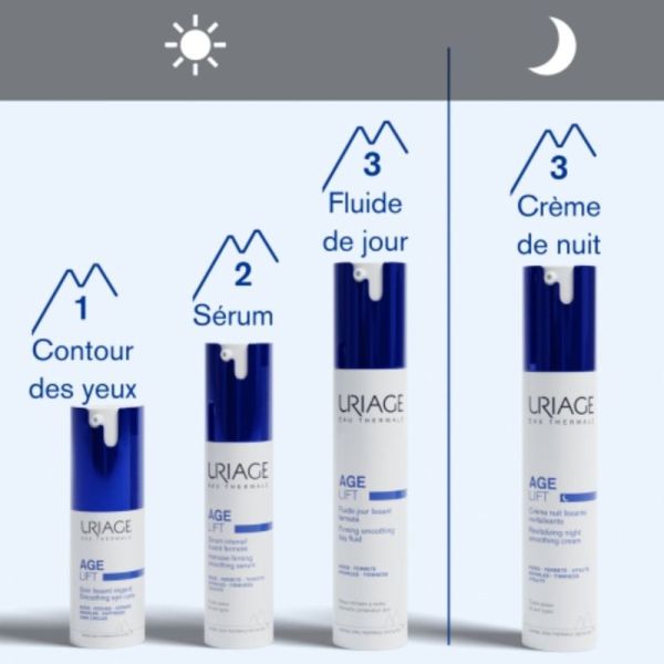 Uriage Age Lift Fluide Jour Lissant Fermeté 40 ml - Rides, fermeté et brillances