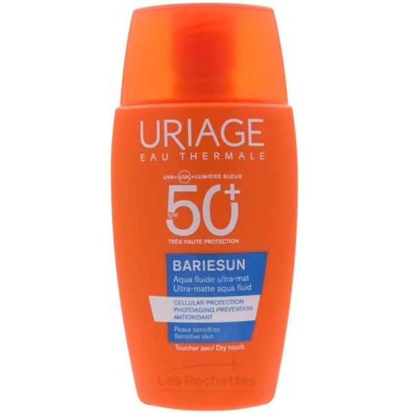 Uriage Bariésun Aqua Fluide Ultra-Mat SPF50+ 50ml – Protection et matité