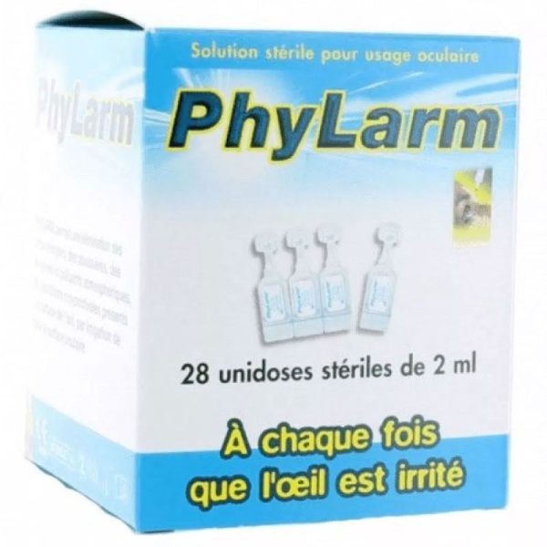 Phylarm Solution Optalmique Stérile - Gênes Oculaires - 28 unidoses x 2ml