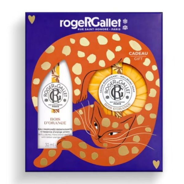 Roger&Gallet Coffret Noël Bois d'Orange - Eau parfumée et savon bienfaisant