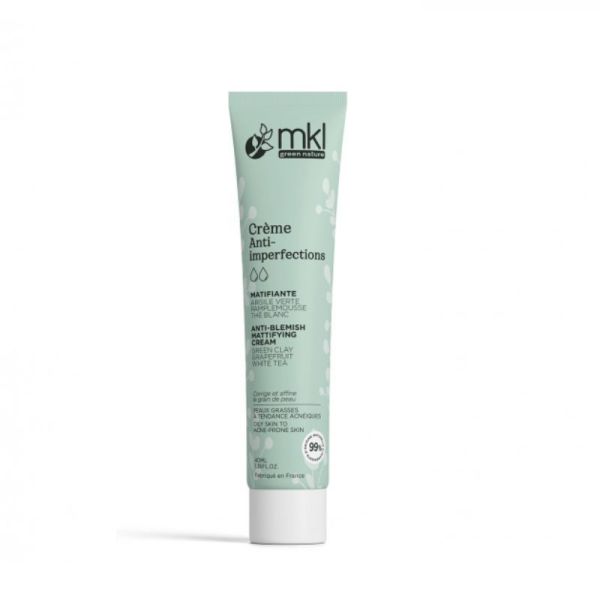 MKL Crème Anti-Imperfections Matifiante Bio Peaux Mixtes à Grasses - 40ml