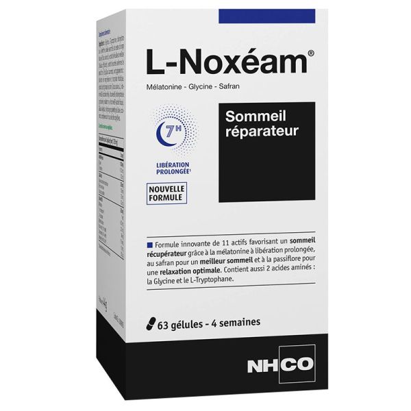 NHCO L-Noxéam Sommeil Réparateur - 63 Gélules - Sommeil profond et réparateur