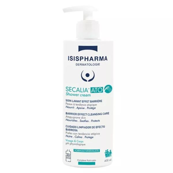Isispharma Secalia ATO Shower Cream Soin Lavant Effet Barrière Peaux Atopiques - 750ml