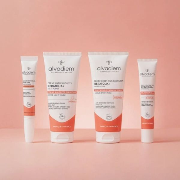 Alvadiem Keratolia+ Fluide Corps Anti-Rugosités 75 ml - Lisse et apaise la peau