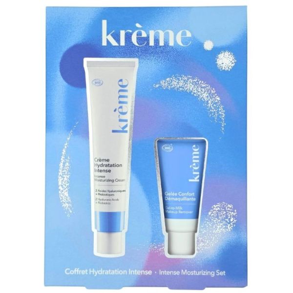 Krème Coffret Hydratation Intense Crème Hydratation 50 ml + Gelée Confort Démaquillante 15 ml – hydratation et démaquillage