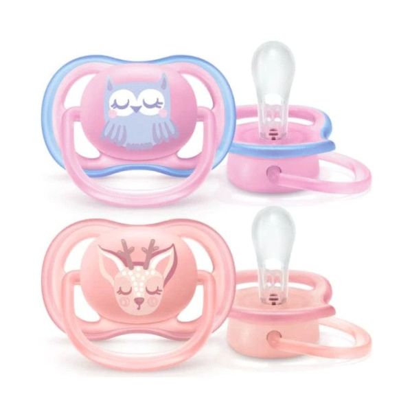 Avent Ultra-Air 2 Sucettes Animaux - 0-6 Mois