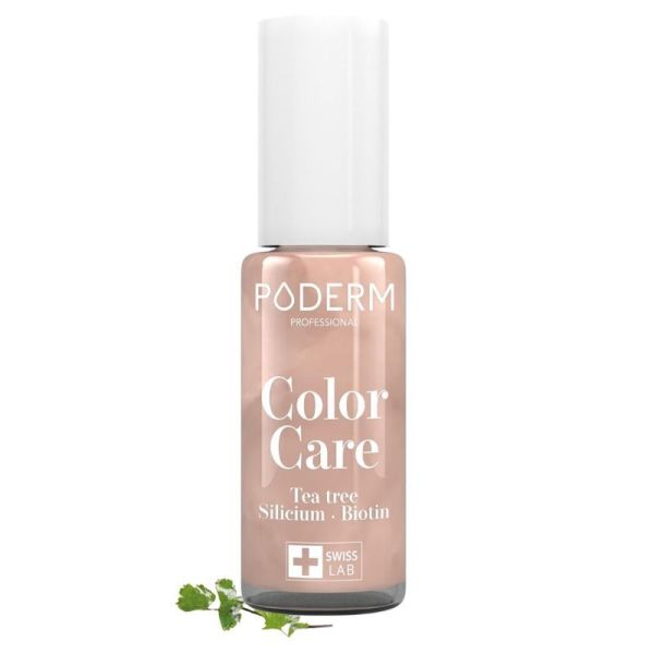 Poderm Color Care Vernis Ongles Jaunes/Abîmés - Or Brillant - 8ml