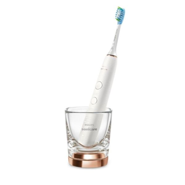 Philips Sonicare DiamondClean 9000 Rose Or Brosse à dents électrique connectée – blancheur et soin expert des gencives