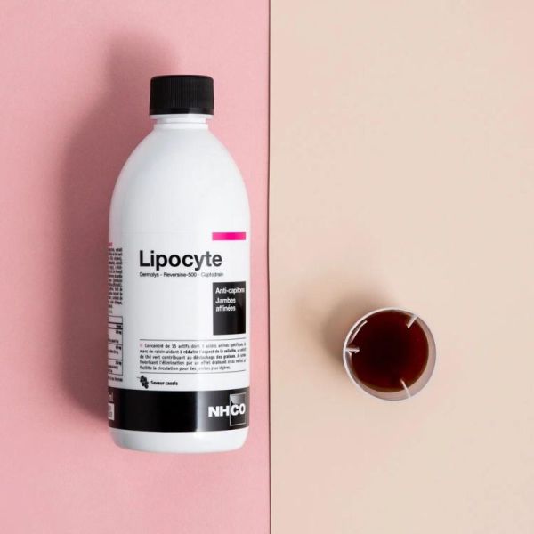 NHCO Lipocyte 500 ml - Complément alimentaire, jambes affinées, effet drainant