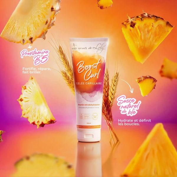 Les Secrets De Loly Gelée Capillaire Boost Curl 250ml – Hydratation et effet ressort