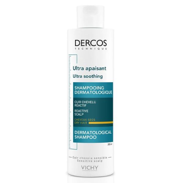 Vichy Dercos Ultra-Apaisant shampoing cheveux secs 200 ml