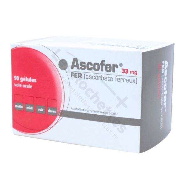 Ascofer 33mg - 90 gélules