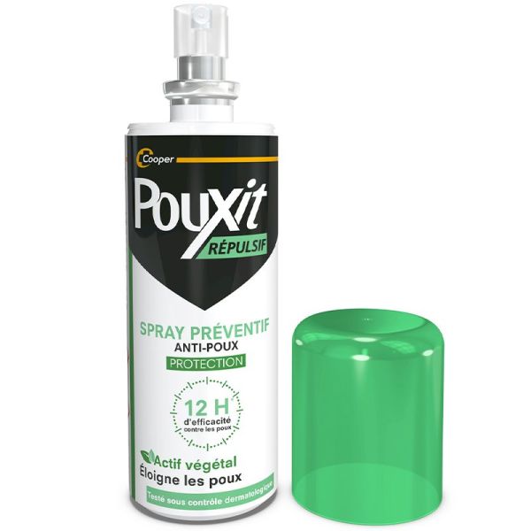 Pouxit Répulsif Spray Préventif Anti-Poux 75ml