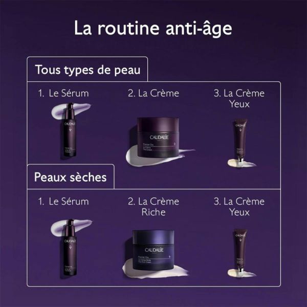 Caudalie Premier Cru La Crème 50ml – Anti-âge global et correction des rides