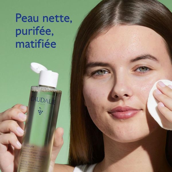 Caudalie Vinopure Lotion Purifiante à l'Acide Salicylique 400ml – Pureté et fraîcheur