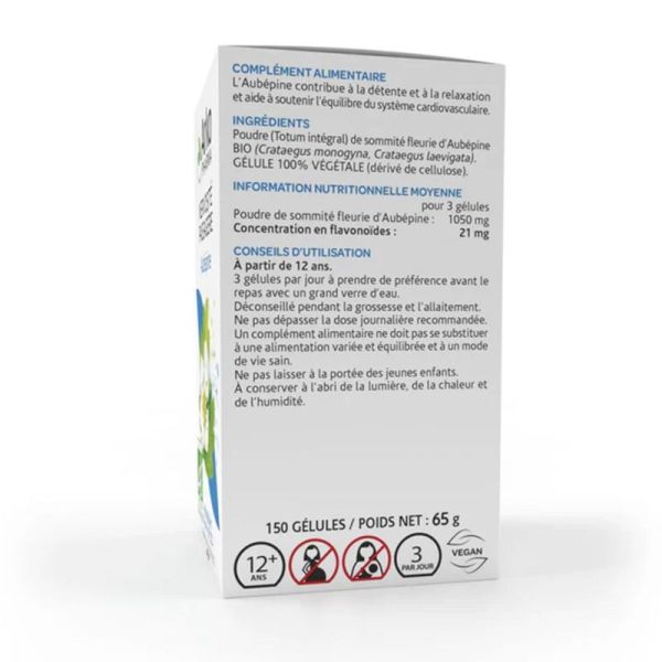 Arkopharma Arkogélules Aubépine Bio 150 Gélules - Nervosité passagère