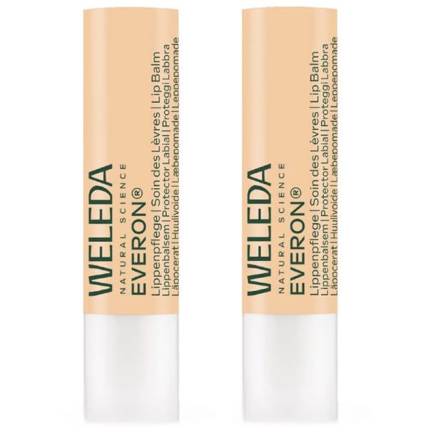 Weleda Soin des Lèvres Everon Lot de 2 x 4,8g – Protection et nutrition intense