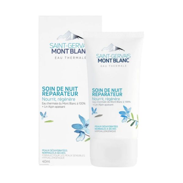 Saint-Gervais Mont Blanc Soin de Nuit Réparateur - 40 ml