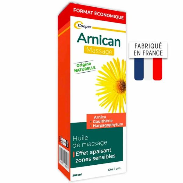 Arnican Spray Huile de Massage - 200ml - Soulage les tensions musculaires et les zones sensibles