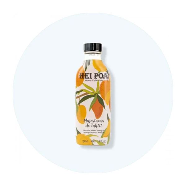 Hei Poa Monoï Majestueux – Huile Corps & Cheveux - Edition Limitée - À base de Mangue - 100ml