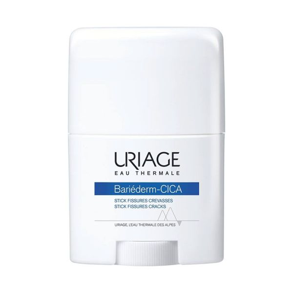 Uriage Bariéderm Cica Stick Fissures Crevasses - 22 g - Réparateur Isolant Mains, Pieds, Corps