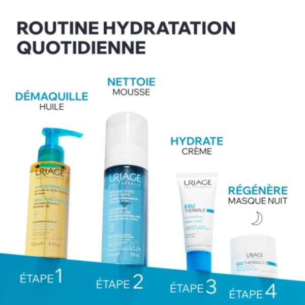 Uriage Huile Démaquillante 100 ml - Démaquille le waterproof avec un fini non gras