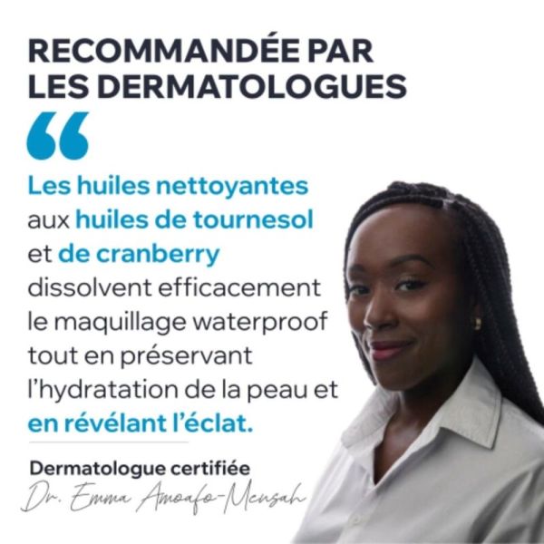 Uriage Huile Démaquillante 100 ml - Démaquille le waterproof avec un fini non gras