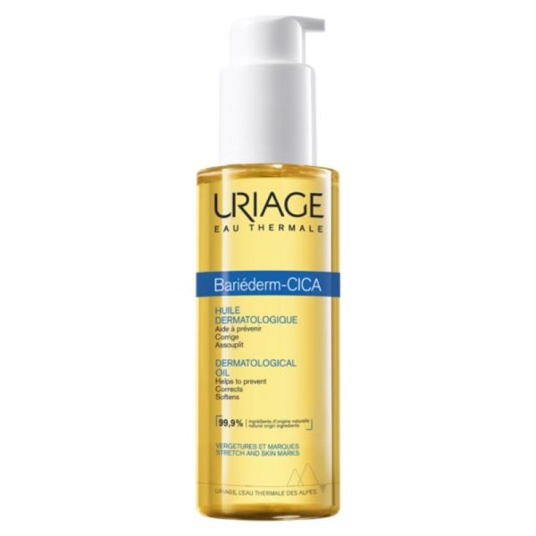 Uriage Bariéderm-Cica Huile Dermatologique 100 ml - Prévient et corrige les vergetures