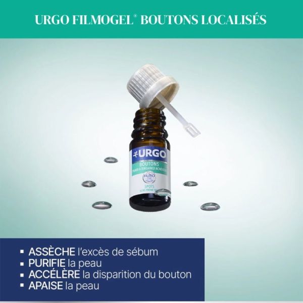 Urgo Filmogel Boutons Localisés 3,25ml – Stop boutons et invisibilité