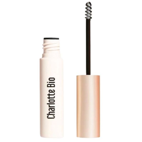 Charlotte Bio Gel Mascara à Sourcils Transparent – Discipline, fortifie et fixe sans effet carton